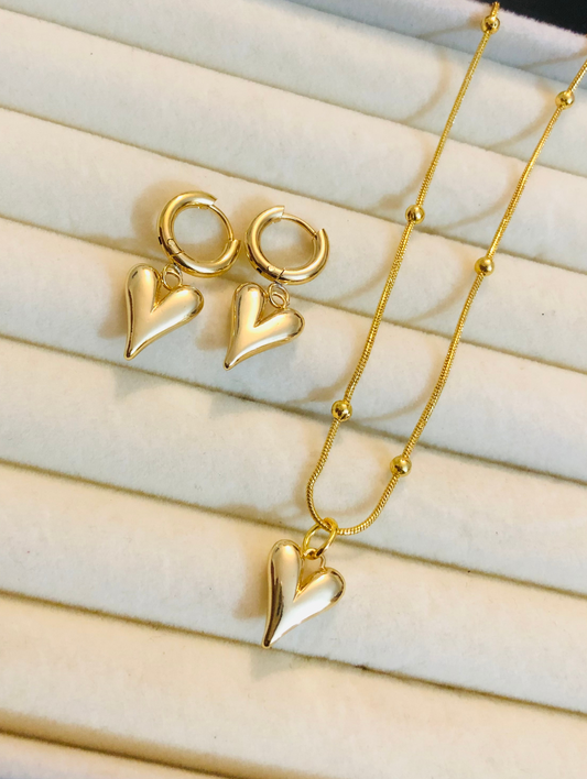 3 pcs Solid Heart Set