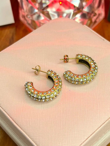 Zircon Ear Hoops