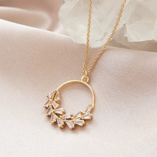 3 pcs Half Flower Jewellery Set