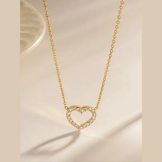 Hollow Heart Necklace