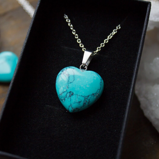 Turquoise Heart Necklace