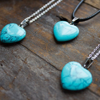 Turquoise Heart Necklace