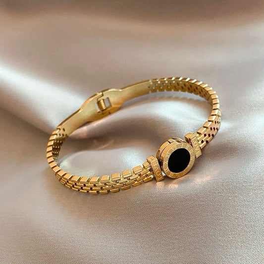 Roman Number Love Bangle