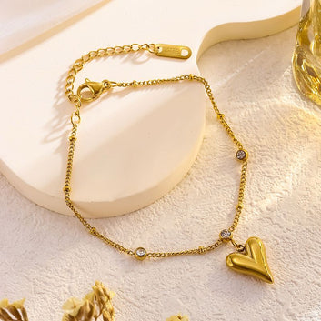 Heart Anklet