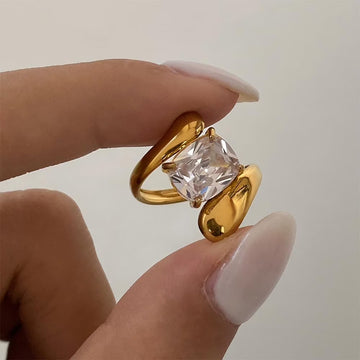 Cubic Zircon Ring