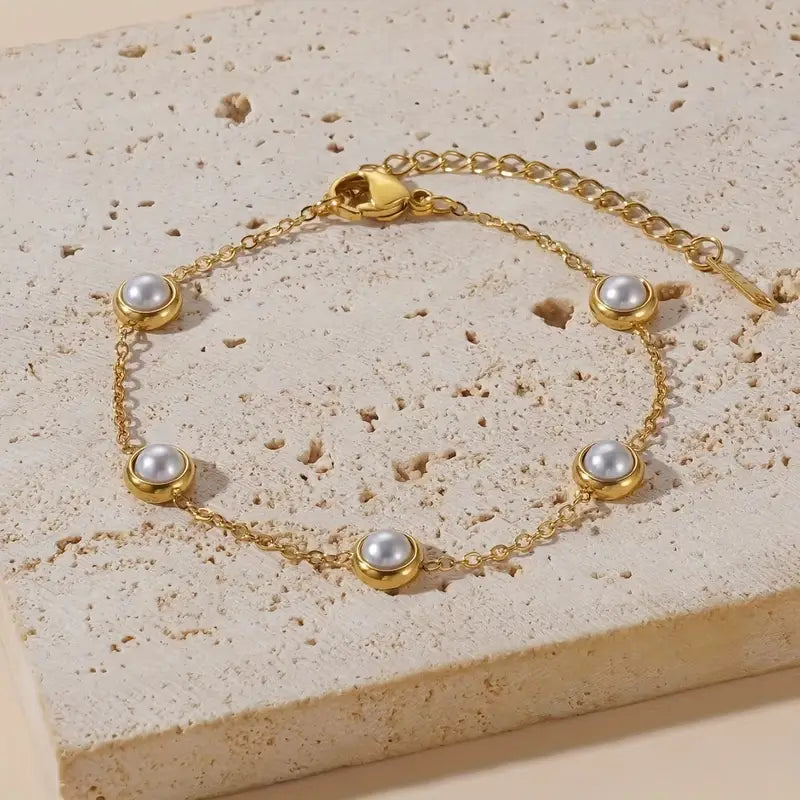 Pearl-Embellished Bracelet