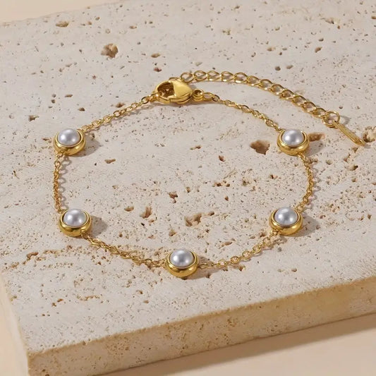 Pearl-Embellished Bracelet