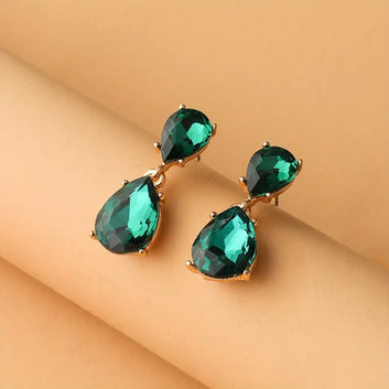 Teardrop Crystal Earrings
