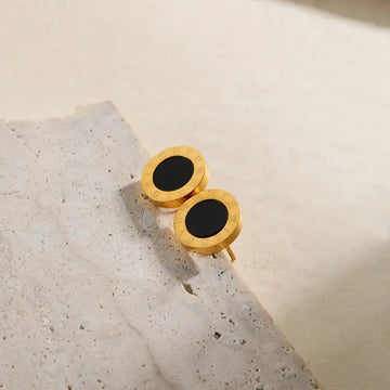 Roman Number Stud Earrings