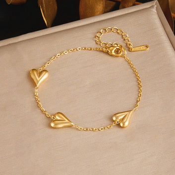 3 Heart Bracelet