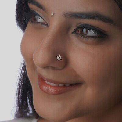 Chandi Flower Nose Pin