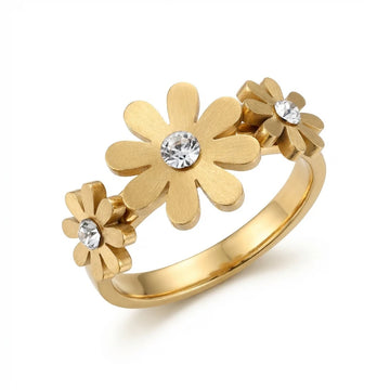 Flower Stone Ring